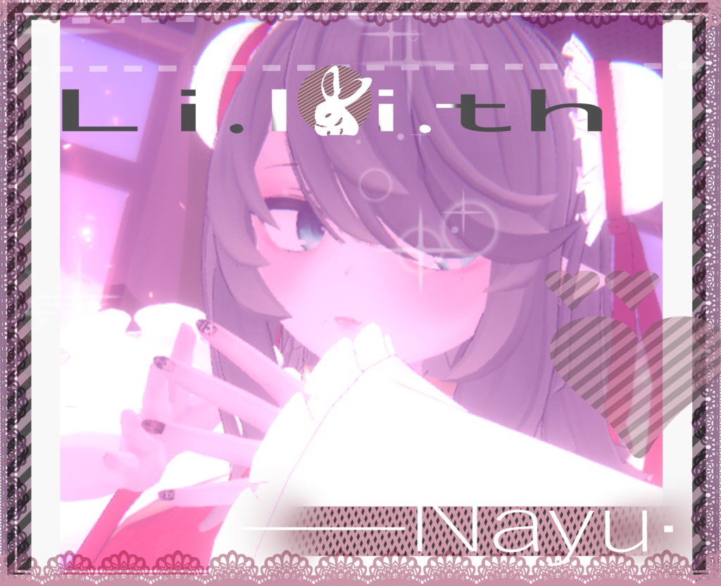 【ナユ/Nayu専用】White&pink Skin·Eye texture*9種·地雷系make up·sick kawaii nail