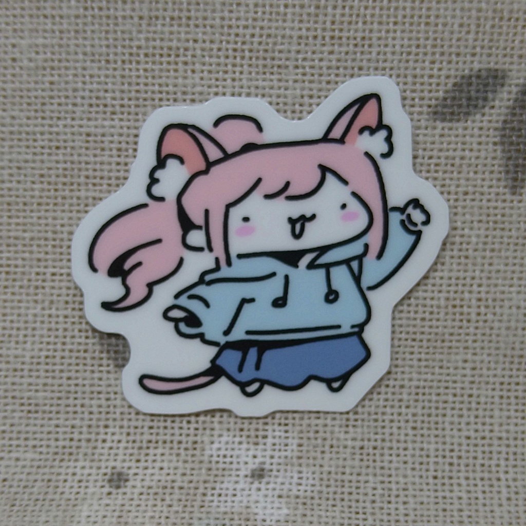 【ちびステッカー】ねこちゃん