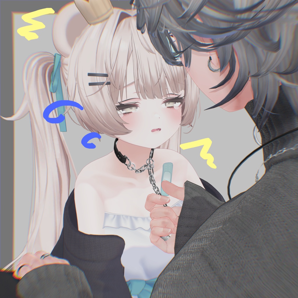 【 首輪で首絞めギミック】【✨3日間Sale✨】🖤choking collar gimmick🖤