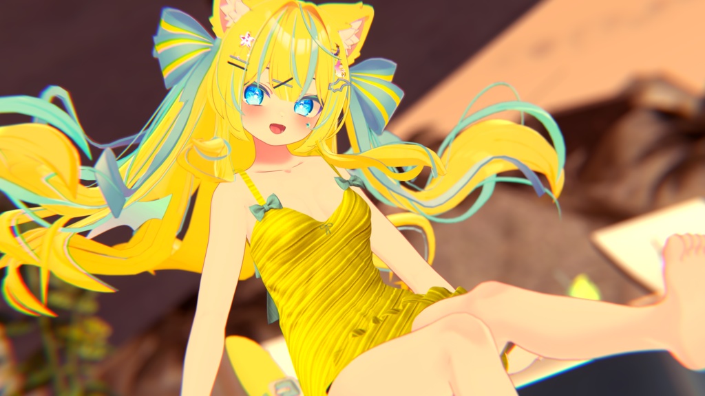 ブラックフライデーセール【シフォン・ショコラ対応】リボンワンピース