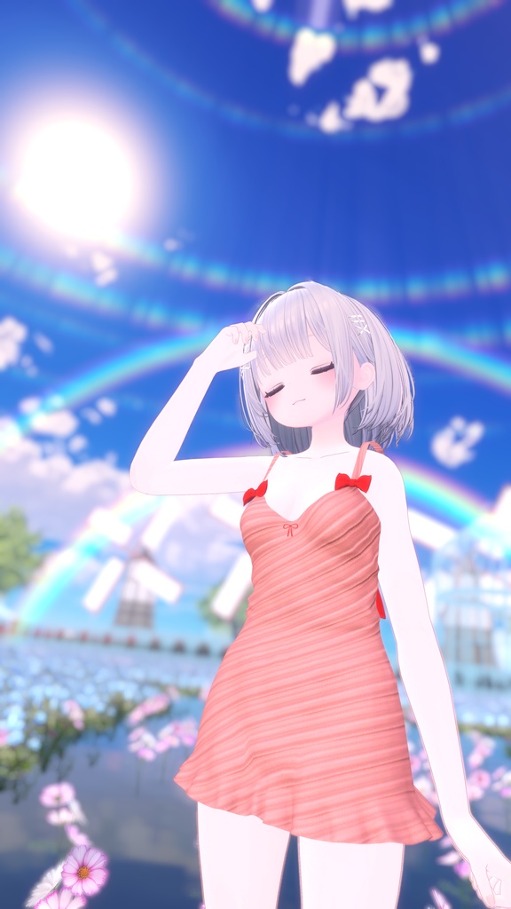 ブラックフライデーセール【シフォン・ショコラ対応】リボンワンピース