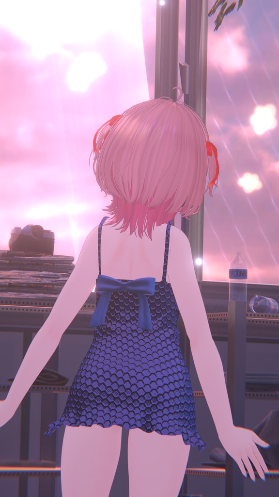 ブラックフライデーセール【シフォン・ショコラ対応】リボンワンピース