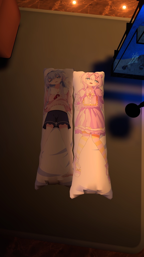 【Vket期間限定SALE】夢乃えるとずっと一緒だよっ!抱き枕【ワールド用アイテム】