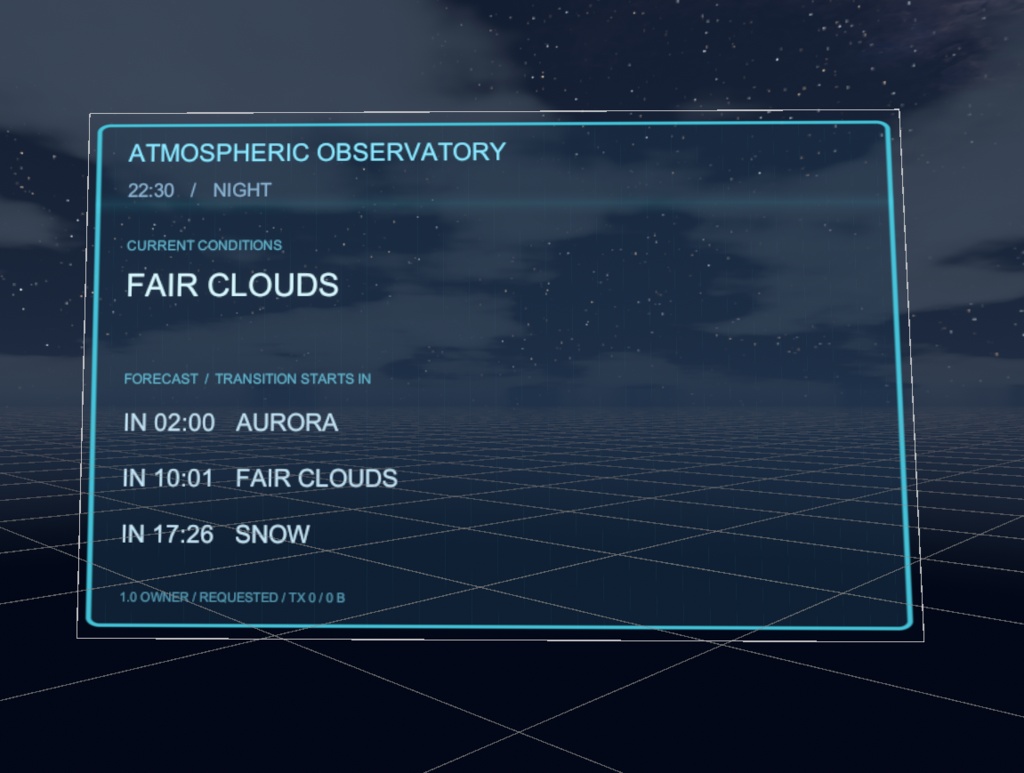 【SALE】Celestial Weather Station 【skybox】
