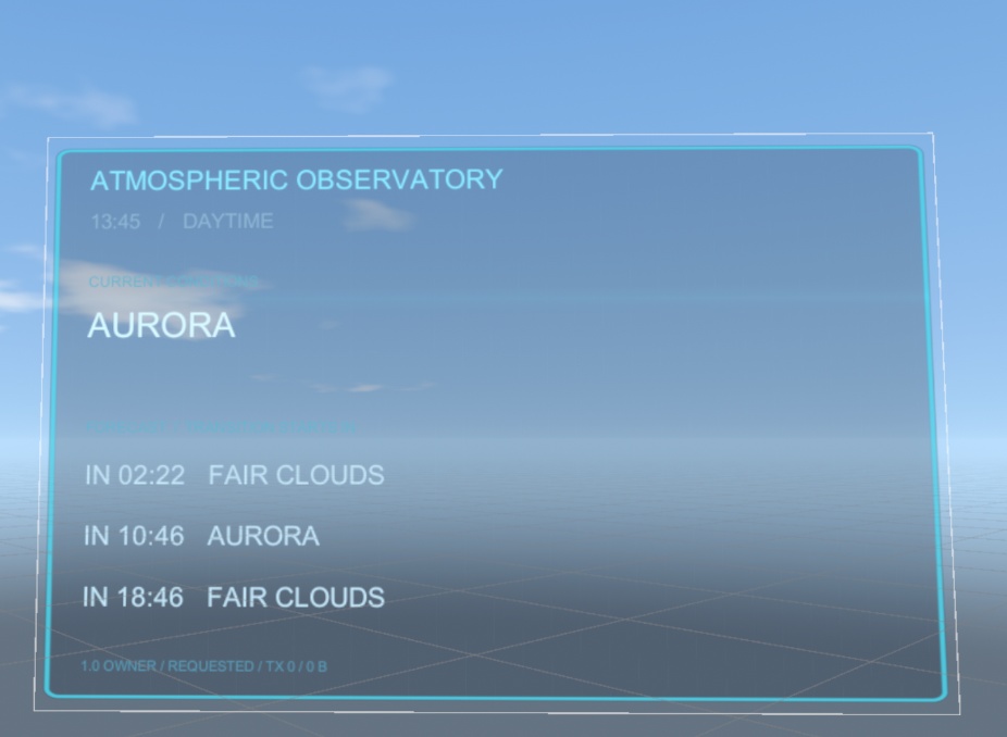 【SALE】Celestial Weather Station 【skybox】
