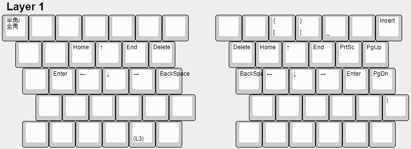 KumaChira (ハンダ付け不要、ホットスワップ対応キーボード)