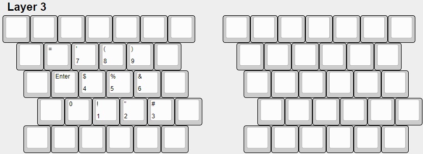 分割キーボード（KumaChira） KumaChira (ハンダ付け不要、ホットスワップ対応キーボード
