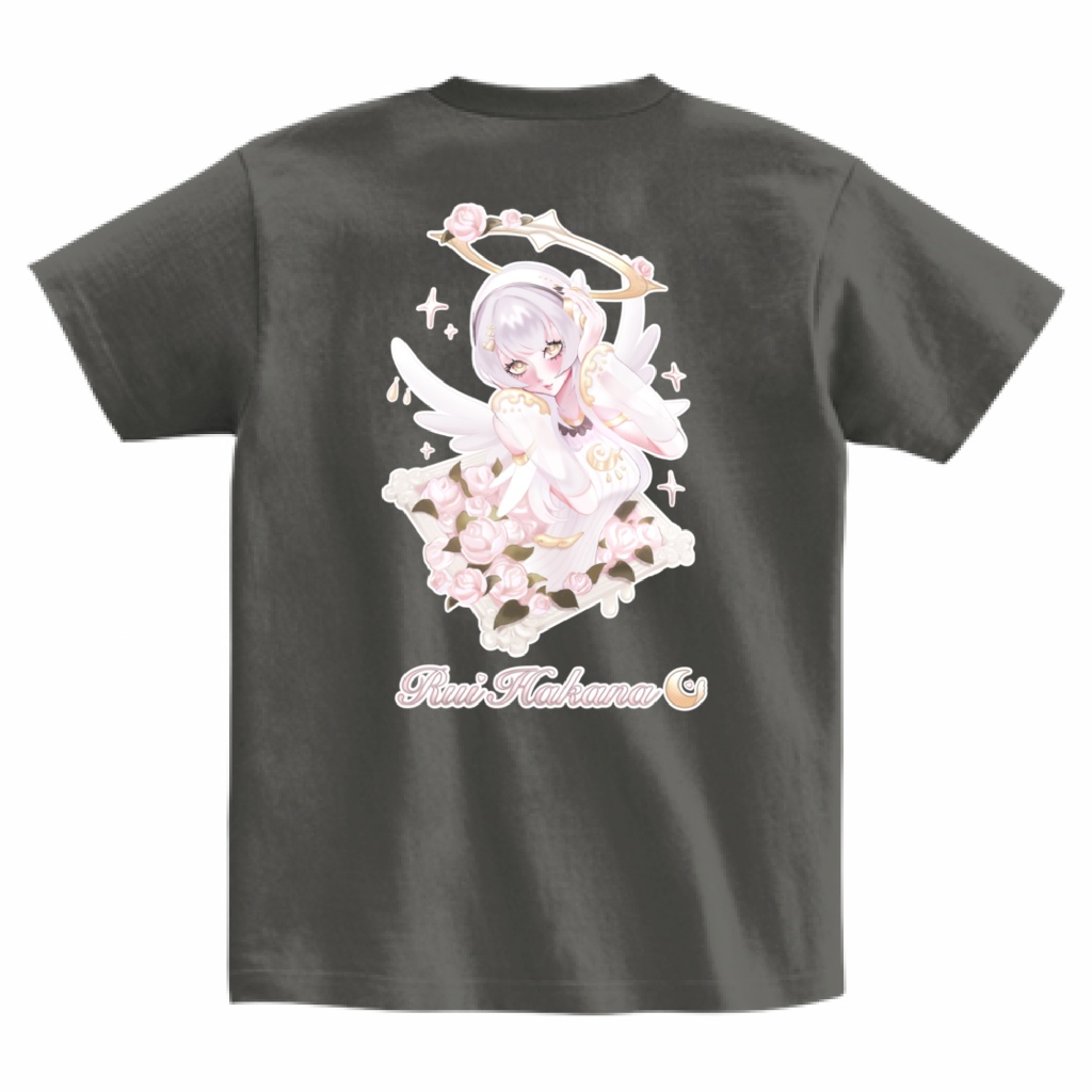 儚音ルイ さすがにカワイイTシャツ(チャコール)