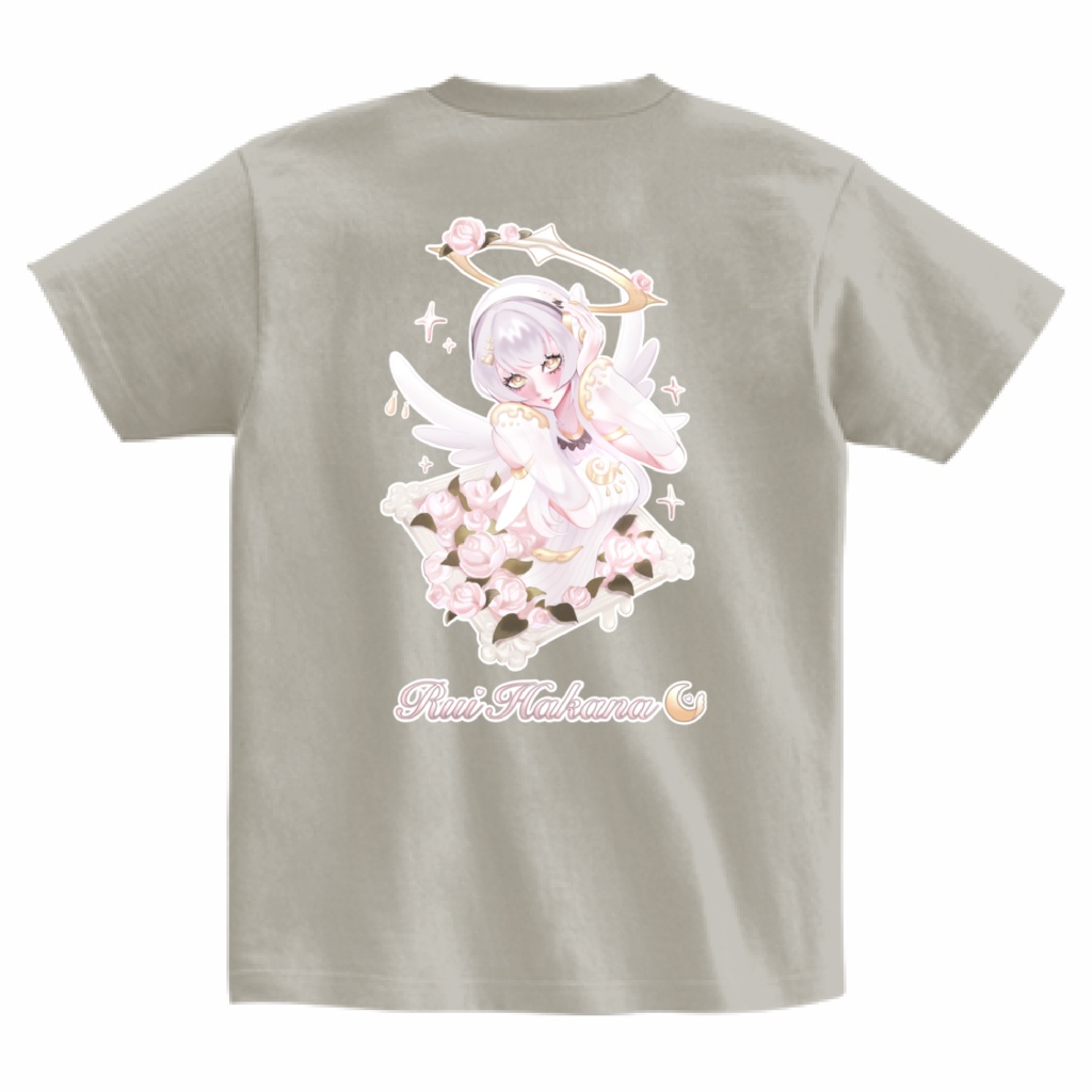 儚音ルイ さすがにカワイイTシャツ(シルバーグレー)