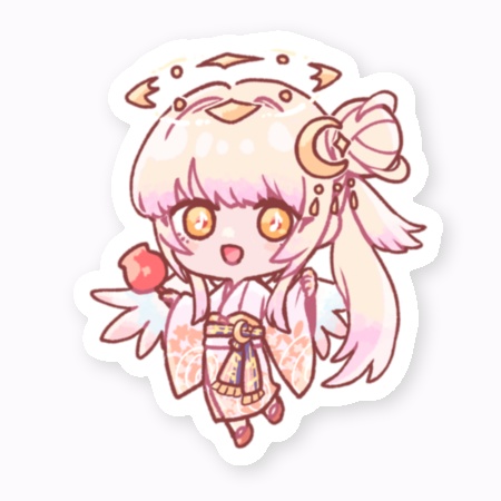 儚音ルイ 浴衣SDステッカー