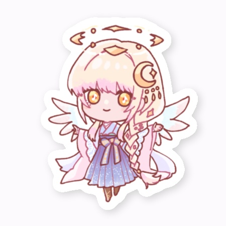 儚音ルイ 和装SDステッカー