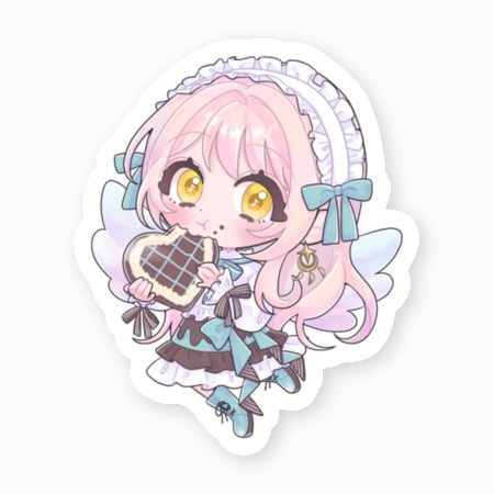 儚音ルイ もぐもぐバレンタインSDステッカー