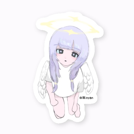 儚音ルイ ｢ベッドでおやすみ｣浮いてるver.ステッカー