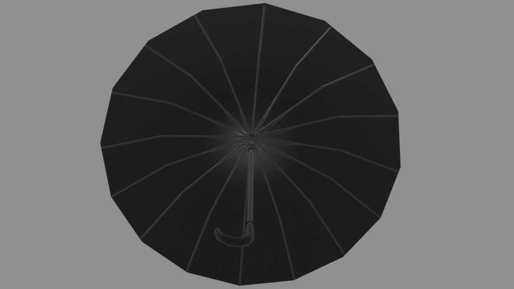 3Dモデル傘【無料版】