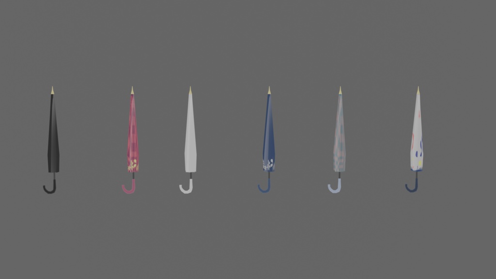 3Dモデル傘【有料版】