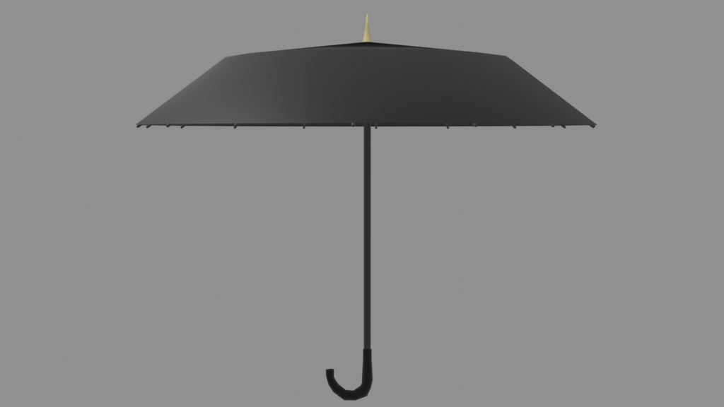 3Dモデル傘【有料版】