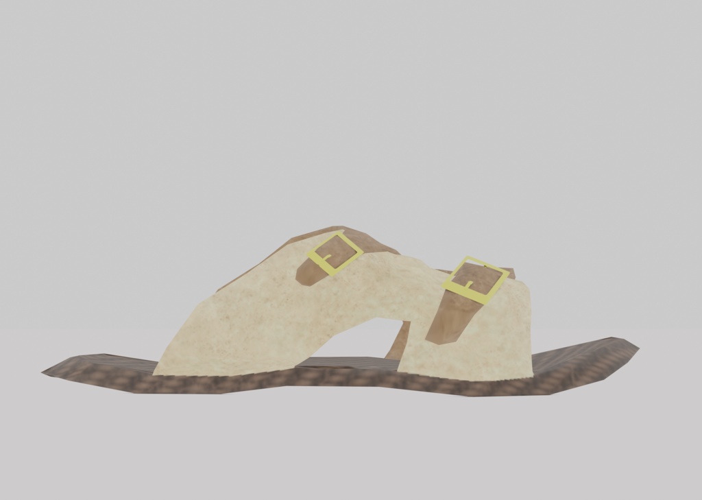 【無料】3Dモデル用サンダル
