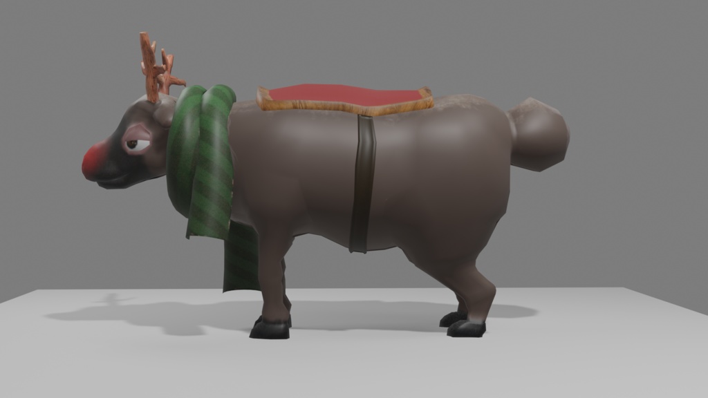 やる気のない赤鼻のトナカイ