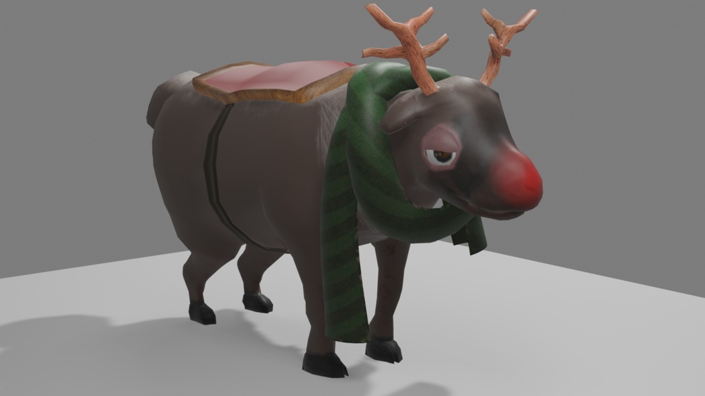 やる気のない赤鼻のトナカイ