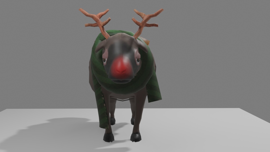 やる気のない赤鼻のトナカイ