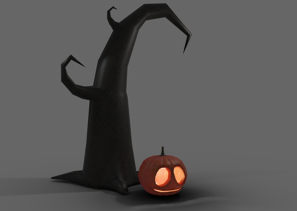 【3Dモデル】ハロウィンセット