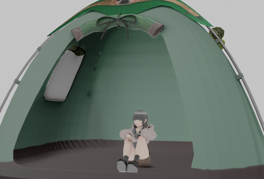 【3Dモデル】テント