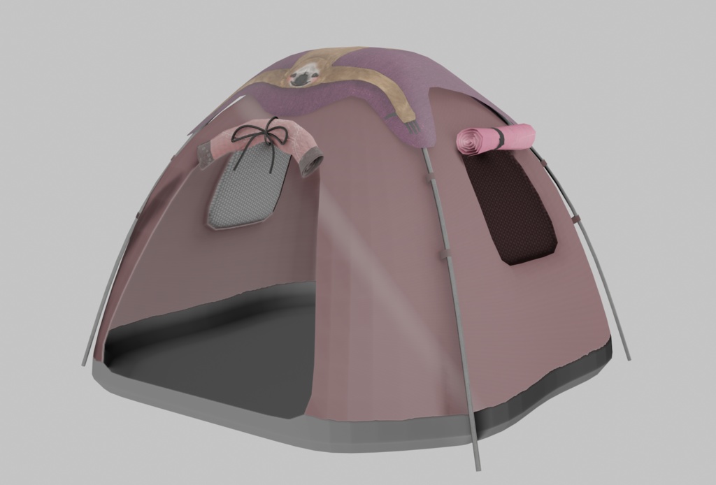 【3Dモデル】テント
