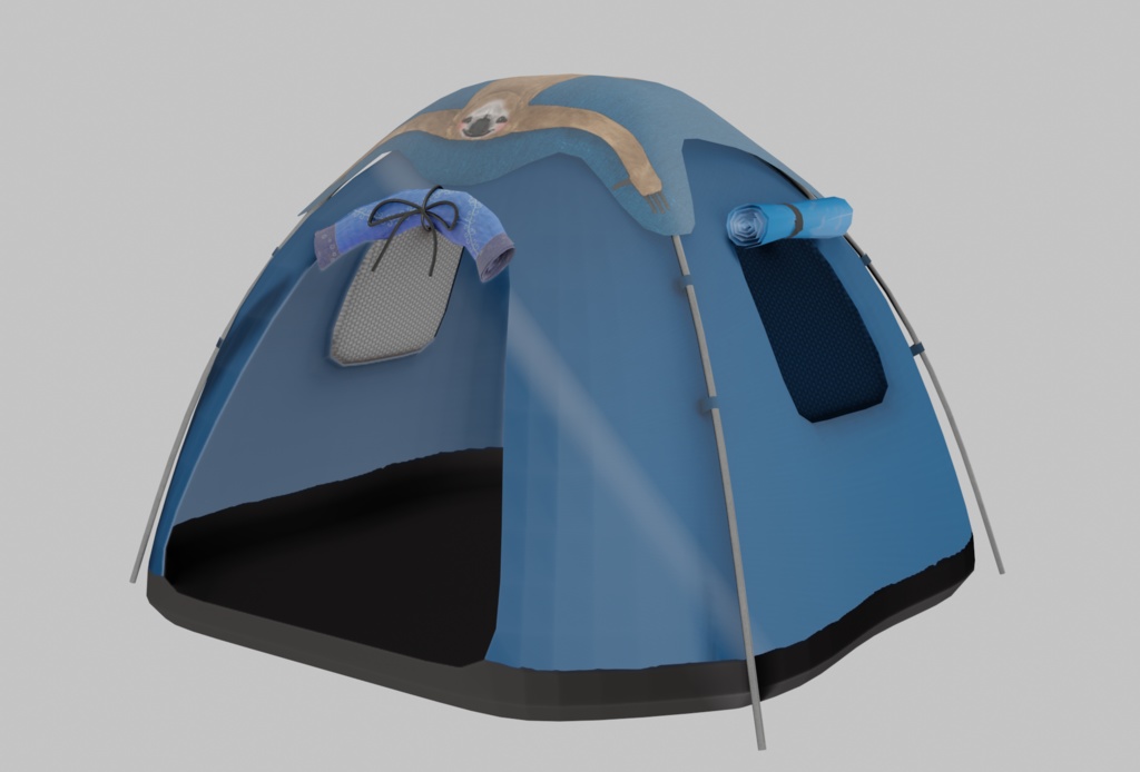 【3Dモデル】テント