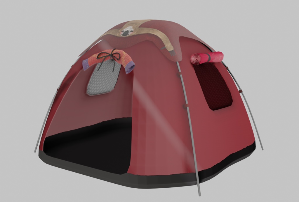 【3Dモデル】テント