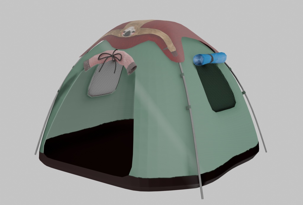 【3Dモデル】テント