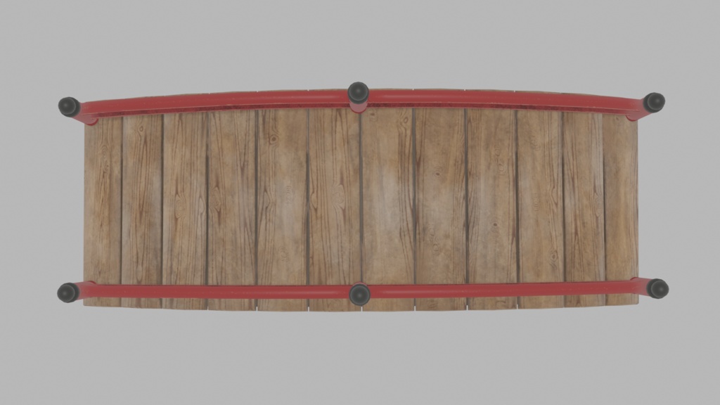 【3Dモデル】日本風の橋