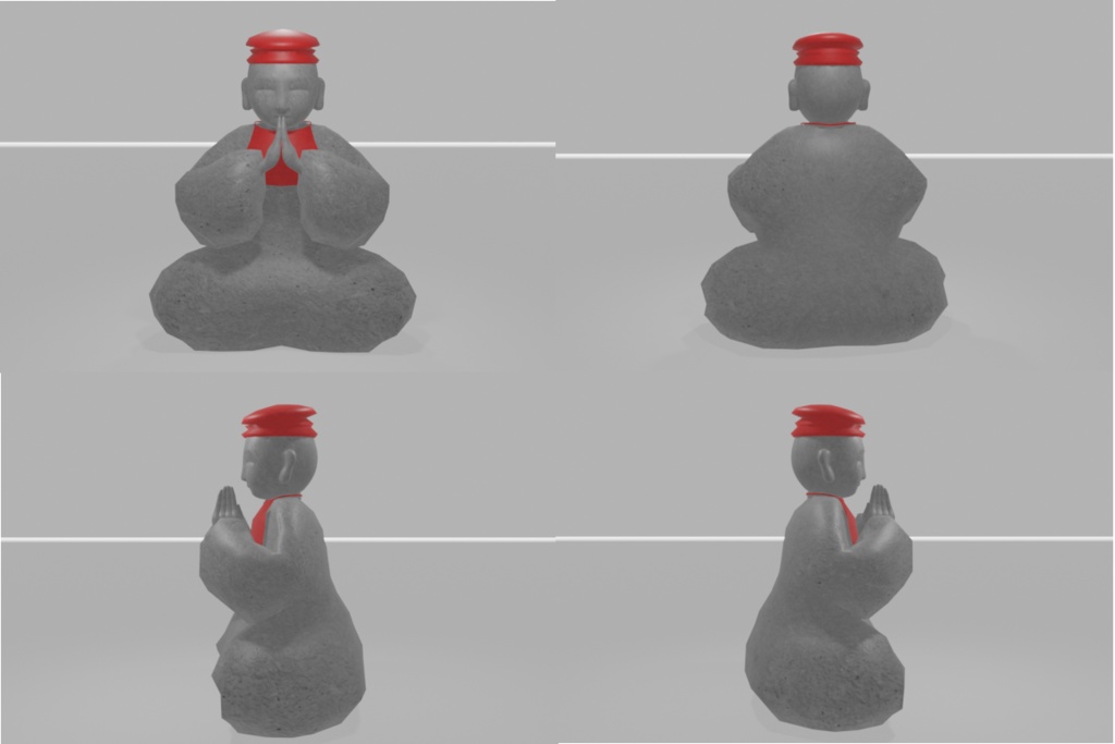 【3Dモデル】お地蔵様