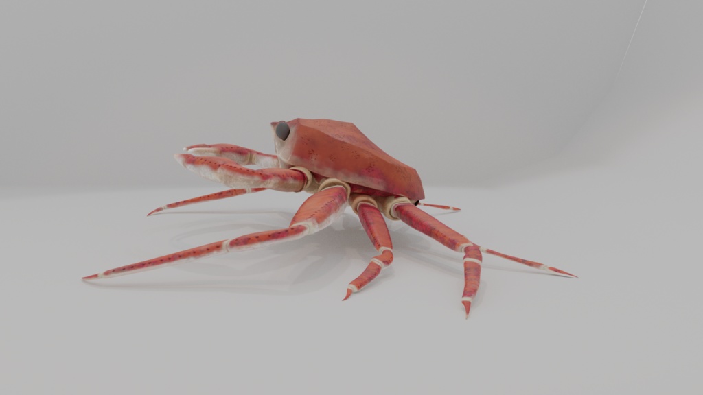 【3Dモデル】カニ