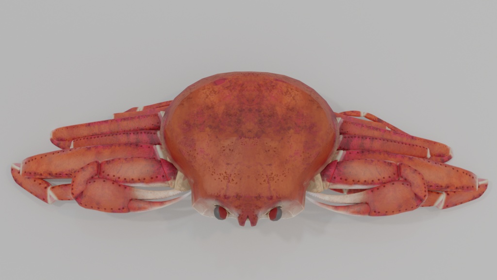 【3Dモデル】カニ
