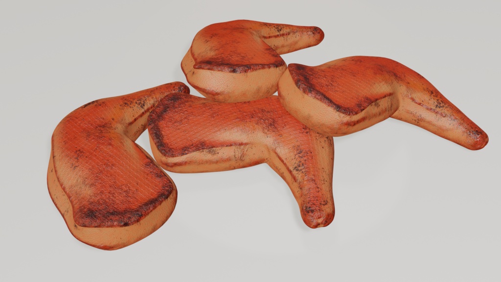 【3Dモデル】ローストチキン