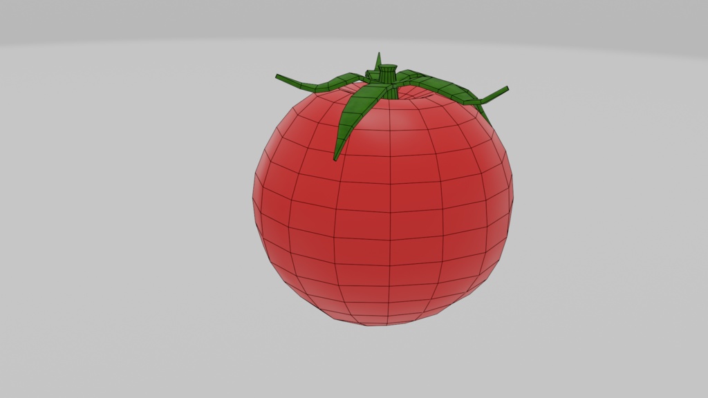 【3Dモデル】【無料】トマト