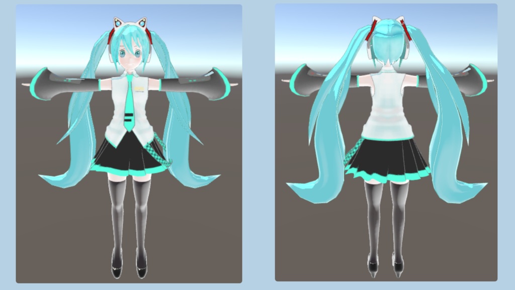 【3Dモデル】初音ミク