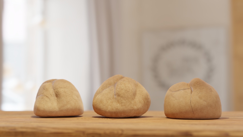 【3Dモデル】シュークリーム