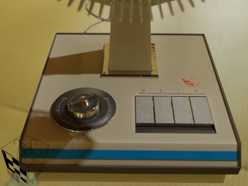 【3Dモデル】【昭和レトロ】扇風機