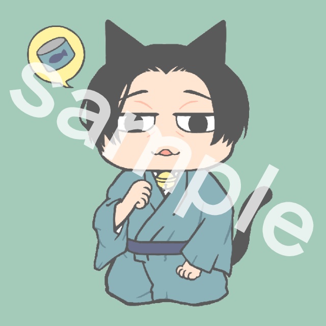 目が合うニャソおじアクリルスタンド