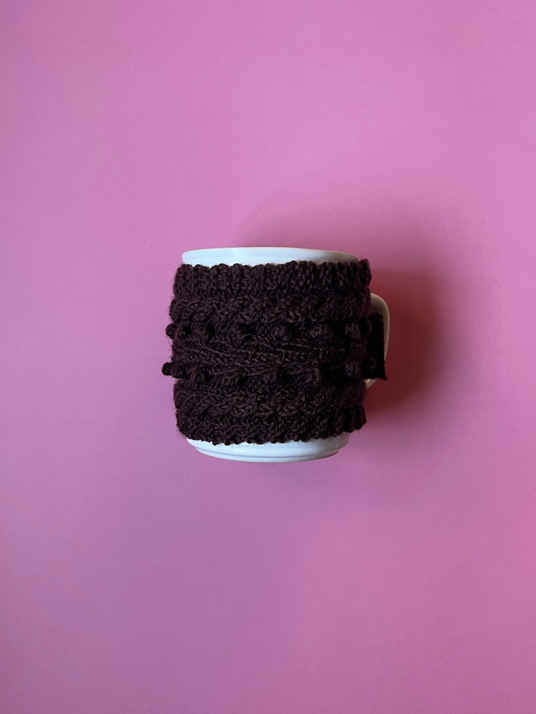 《編み図》豊穣を願うマグカップ用セーター