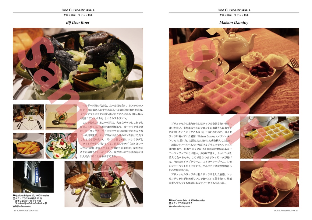 【冊子版セール】Bon Voyage Eurostar(ボン・ボヤージュ・ユーロスター)