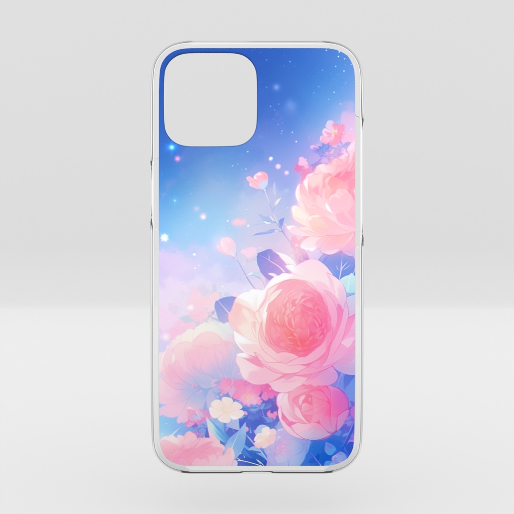 宇宙のどこかに咲く花のスマホケース(iPhoneケース)