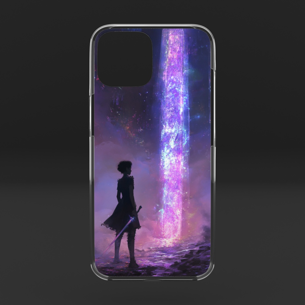 オーロラの柱スマホケース(iPhone)