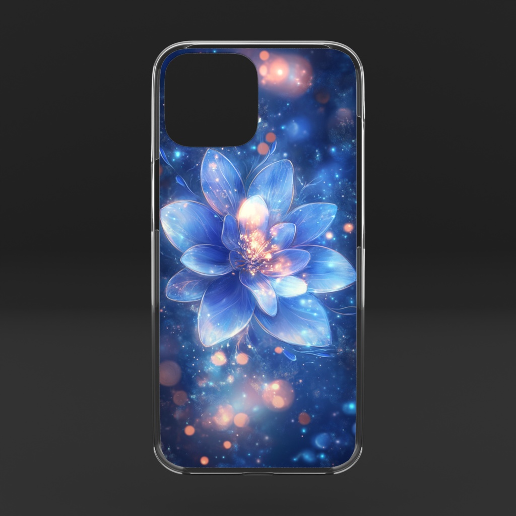 宇宙のどこかに咲く花のスマホケース②(iPhoneケース)