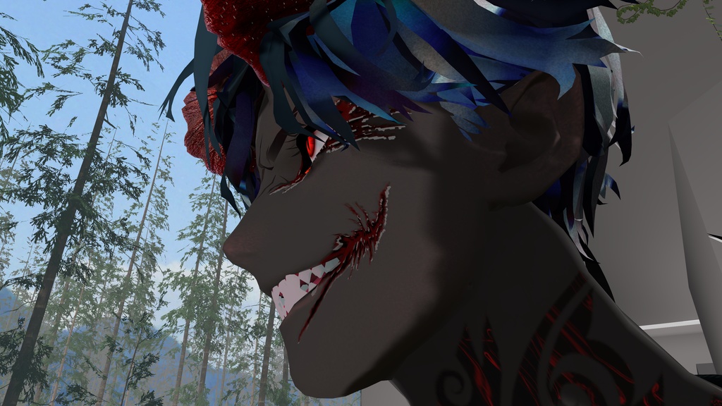 悪魔リーマン専用 口元目尻目頭テクスチャ