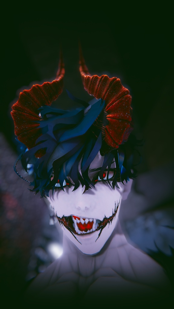 悪魔リーマン専用 口元目尻目頭テクスチャ