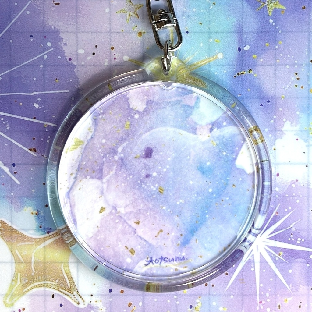 原画キーホルダー color:チェリーピンク