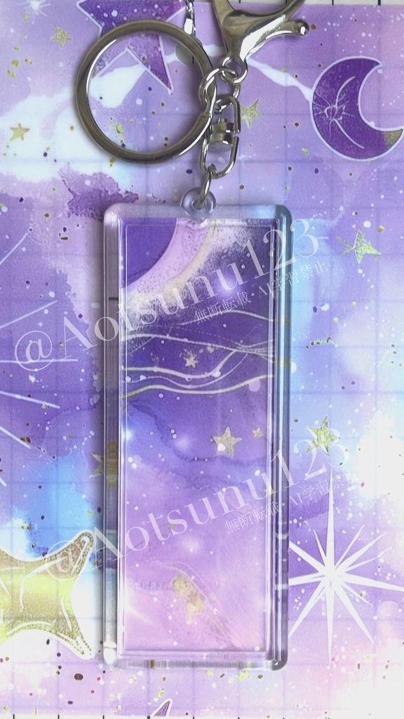 原画キーホルダー color:コバルトブルーヒュー【訳あり】