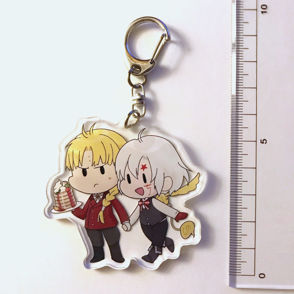 アクリルキーホルダー「おててつないだリンクとアレン」